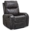 Titan PR-449 Lift Chair with Twilight technology in a lay-flat position, featuring a stylish, padded seat, adjustable headrest, and durable upholstery.