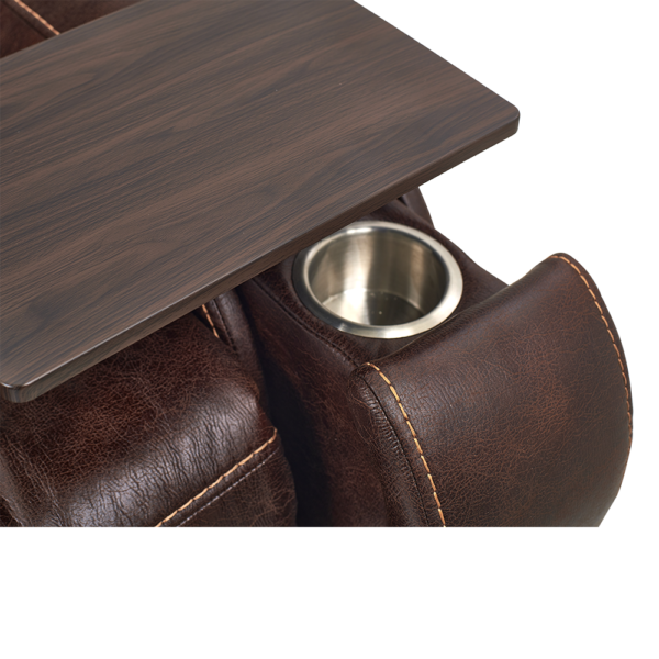 Titan PR-449 Lift Chair with Twilight technology in a lay-flat position, featuring a stylish, padded seat, adjustable headrest, and durable upholstery.