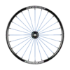 Spinergy Spox Sport 7 Spinergy SPOX Sport (SL) wheels with 24 PBO fiber spokes, optimized for speed and lightweight performance, shown on a sports wheelchair.