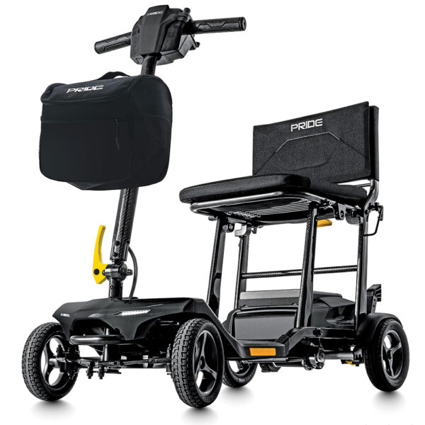 Go Go Super Portable Scooter with compact folding design, lightweight frame, and Charge360 magnetic charging system for travel-friendly mobility.