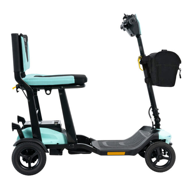 Go Go Super Portable Scooter with compact folding design, lightweight frame, and Charge360 magnetic charging system for travel-friendly mobility.