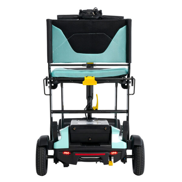 Go Go Super Portable Scooter with compact folding design, lightweight frame, and Charge360 magnetic charging system for travel-friendly mobility.