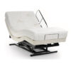 Supernal 3 Hi-Low Bed with hidden electric components, reclining mechanism, and backlit wireless control, available in Twin, Full, and Queen sizes.