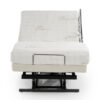 Supernal 3 Hi-Low Bed with hidden electric components, reclining mechanism, and backlit wireless control, available in Twin, Full, and Queen sizes.