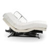 Supernal 3 Hi-Low Bed with hidden electric components, reclining mechanism, and backlit wireless control, available in Twin, Full, and Queen sizes.