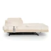 Supernal 3 Hi-Low Bed with hidden electric components, reclining mechanism, and backlit wireless control, available in Twin, Full, and Queen sizes.