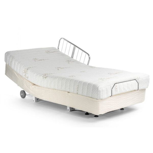 Supernal 5 Hi-Low Bed with adjustable height, Trendelenburg positions, and a sleek, furniture-like design, available in Twin, Full, Queen, and Dual King sizes.