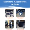 UPWalker Original – 5 UPWalker Original upright walker with cushioned armrests, backrest, and personal bag for improved posture, mobility, and independence.