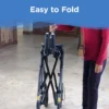 UPWalker Original – 6 UPWalker Original upright walker with cushioned armrests, backrest, and personal bag for improved posture, mobility, and independence.