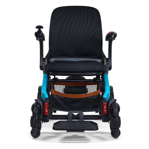Golden Ally Pro smart power wheelchair, featuring foldable design, memory foam seat, omni-directional wheels, and advanced mobility features.
