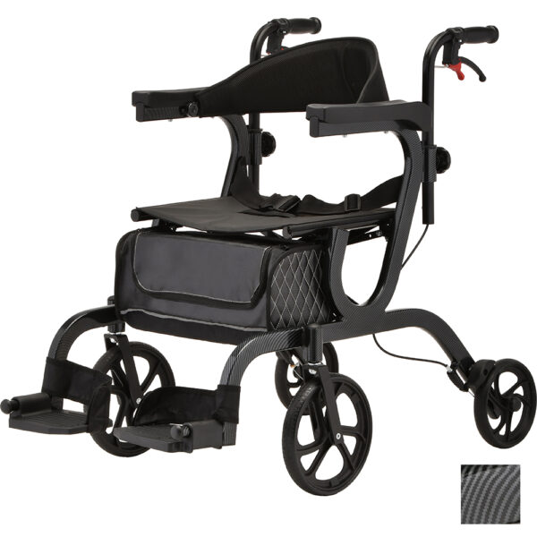 K*i様 NOVA REX AIN'T EASY BEEN CHEESYメロディ Nova Gemini 2-in-1 Rollator & Transport Chair – Lightweight Design