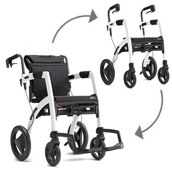 Rollz Motion Performance in jungle green, featuring a padded seat, pneumatic rear tires, and foam-filled front tires for smooth all-terrain mobility.