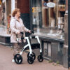 Rollz Motion Performance in jungle green, featuring a padded seat, pneumatic rear tires, and foam-filled front tires for smooth all-terrain mobility.