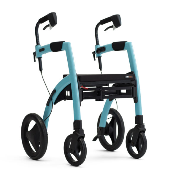 Rollz Motion Performance in jungle green, featuring a padded seat, pneumatic rear tires, and foam-filled front tires for smooth all-terrain mobility.