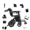 Rollz-Motion-Electric-Parts-2024 Rollz Motion Electric, a sleek 3-in-1 rollator, transport chair, and electric wheelchair, lightweight and foldable for ease of use and independence.