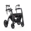 Rollz Motion Electric, a sleek 3-in-1 rollator, transport chair, and electric wheelchair, lightweight and foldable for ease of use and independence.