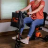 SuperHandy Passport Mobility Scooter with lightweight aluminum frame, foldable design, and dual 48V lithium-ion batteries.