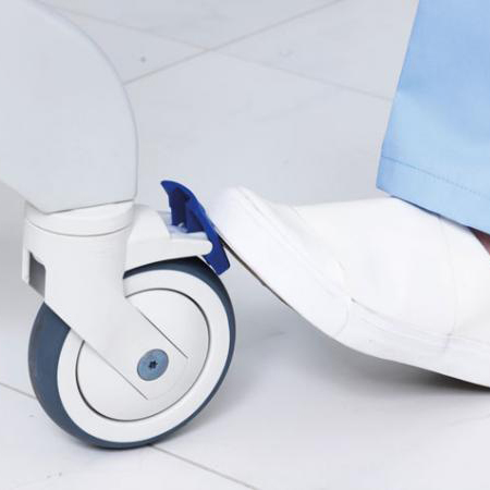 Aquatec Ocean Ergo XL Shower Commode Chair with ergonomic seat, rust-proof frame, and adjustable footrests.