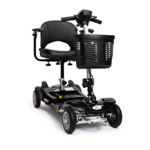 NOMAD Mobility Scooter – lightweight frame, compact design, and padded seat for travel convenience.