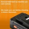 A compact and efficient SuperHandy 48V 2Ah Lithium-Ion Battery, designed for power tools and equipment requiring reliable and fast-charging energy.