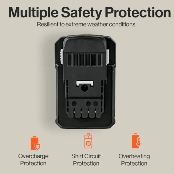 A compact and efficient SuperHandy 48V 4Ah Lithium-Ion Battery, designed for power tools and equipment requiring reliable and fast-charging energy.