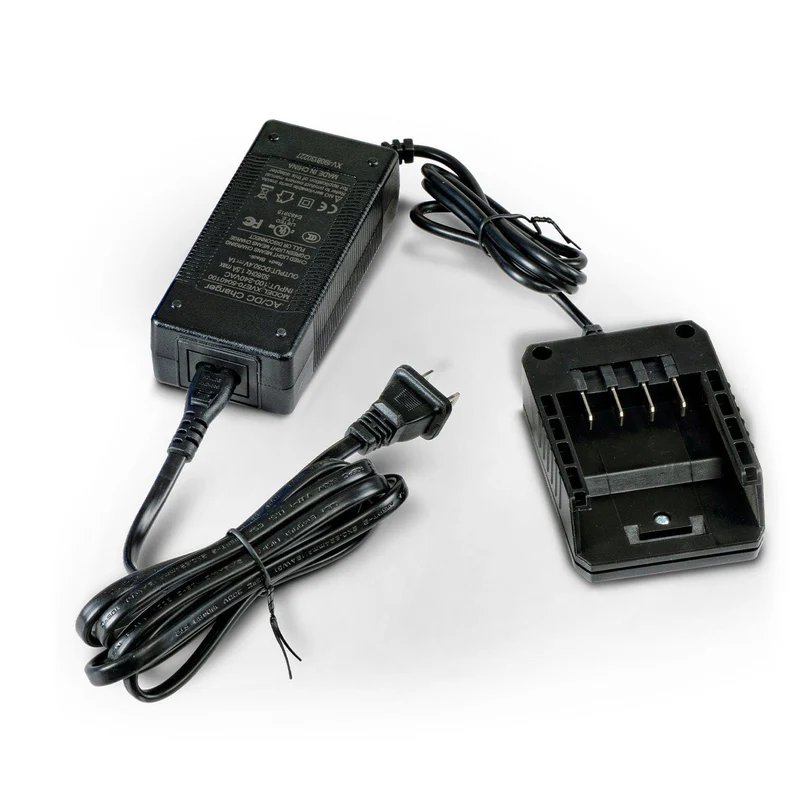 A compact and efficient SuperHandy 48V Lithium-Ion Battery Charger, designed for fast and reliable charging of all SuperHandy 48V battery systems.