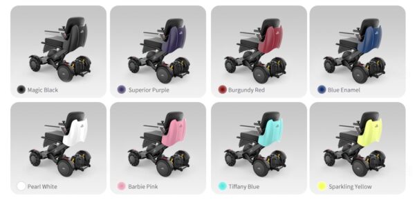 XSTO M4 Self-Balancing Power Wheelchair with adjustable seat and Mecanum wheels, designed for versatile mobility.