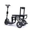 eFOLDi Lite ultra-lightweight folding mobility scooter with a magnesium alloy frame, designed for easy transport and travel.