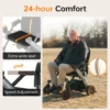 Paiseec 2-in-1 Electric Wheelchair W1 in gray, showcasing its lightweight, foldable design with a detachable battery and removable storage basket.